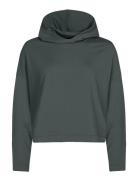 Soft Cropped Hoodie Sport Sweat-shirts & Hoodies Hoodies Green Röhnisc...