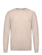 Man Chunky O-Neck Sweater Designers Knitwear Round Necks Cream Davida ...