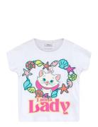 Tshirt Tops T-shirts Short-sleeved White Aristocats