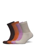 Grady Glitter Sock 4 Pack Lingerie Socks Regular Socks Multi/patterned...