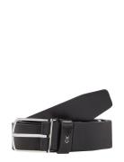 Ck Must Square Buckle 3Cm Belte Black Calvin Klein