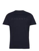 Essential Tee Tops T-shirts Short-sleeved Navy Hackett London