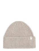 Knitted Beanie Accessories Headwear Hats Beanie Cream Garbo&Friends