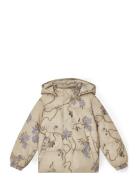 Tree Of Life Puffer Jacket Fôret Jakke Beige Garbo&Friends