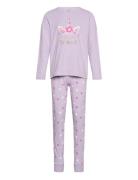 Nkfnightset Pastel Lilac Magical Noos Pyjamas Sett Purple Name It