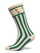 Pixel Flower Long Socks Lingerie Socks Regular Socks Green Bobo Choses