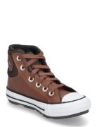 Ctas Berkshire Boot Hi Bear Nap/Black Høye Sneakers Brown Converse