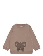 Sweatshirt Ls Tops Sweat-shirts & Hoodies Sweat-shirts Brown Minymo