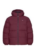 Tjm Essential Down Jacket Ext Fôret Jakke Red Tommy Jeans