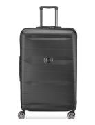 Comete+ 77 Cm Trolley Case Bags Suitcases Black DELSEY PARIS