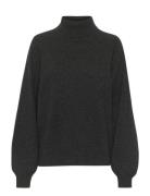 Manzigz Wool Rollneck Tops Knitwear Turtleneck Khaki Green Gestuz