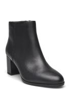 Freva55 Zip D Shoes Boots Ankle Boots Ankle Boots With Heel Black Clar...