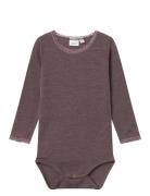 Nmfwang Wool Needle Ls Body Solid Noos Bodies Long-sleeved Brown Name ...