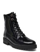 Laced Ankle Boot, Warmlining Shoes Boots Ankle Boots Laced Boots Black...