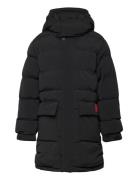 Puffer Jacket Fôret Jakke Black Hugo Kids