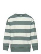 Sweater Block Stripe Tops Sweat-shirts & Hoodies Sweat-shirts Green Li...