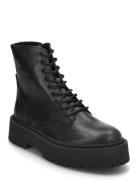 Skylar Bootie Shoes Boots Ankle Boots Laced Boots Black Steve Madden