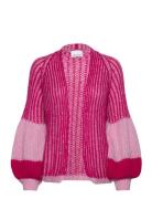 Liana Knit Cardigan Tops Knitwear Cardigans Pink Noella