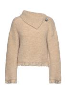 Gillian - Luxe Boucle Tops Knitwear Jumpers Beige Day Birger Et Mikkel...