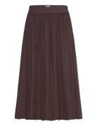 sz Skirt Knelangt Skjørt Brown Saint Tropez