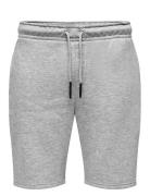 Onsceres Life Sweat Shorts Bottoms Shorts Sweat Shorts Grey ONLY & SON...