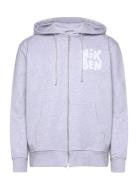 Nb Core Zip Hood Grey Designers Sweat-shirts & Hoodies Hoodies Purple ...