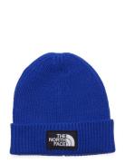 Kids Tnf Box Logo Cuffed Beanie Accessories Headwear Hats Beanie Blue ...