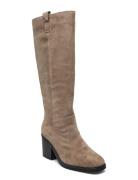 Women Boots Høye Støvletter Beige NEWD.Tamaris