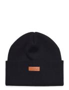 Merino Basic Beanie Accessories Headwear Hats Beanie Black Gugguu