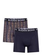 Bamboo Cotton Blend Boxer 2P Boksershorts Navy Björn Borg