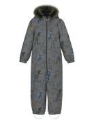 Nmmsnow10 Suit Aop Fo Noos Outerwear Coveralls Snow-ski Coveralls & Se...