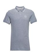 Bhnate Poloshirt Tops Polos Short-sleeved Blue Blend