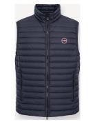 Mens Down Vest Vest Navy Colmar