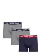 Puma Men Everyday Boxers 3P Boksershorts Grey PUMA