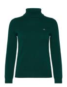 Extrafine Lambswool Rollneck Tops Knitwear Turtleneck Green GANT