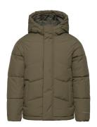 Jjworld Puffer Jacket Jnr Fôret Jakke Green Jack & J S