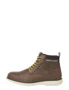 Jfwdenver Pu Combo Boot Støvletter Med Snøring Brown Jack & J S