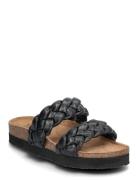 Soho Flate Sandaler Black Exani