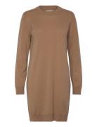 Superfine Lambswool Dress Kort Kjole Brown GANT