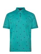 Carnaby Poloshirt Sport Polos Short-sleeved Blue Lexton Links