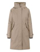 Luna Wns Parka 5 Outerwear Parka Coats Beige Didriksons