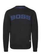 Watt_Nfl Tops Sweat-shirts & Hoodies Sweat-shirts Black BOSS