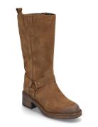 Women Boots Høye Støvletter Brown Tamaris