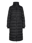 Mw Down Funnel Nk Maxi Coat Fôret Kåpe Black Tommy Hilfiger