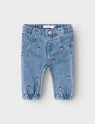 Nbfrose Shaped Emb Jeans 5321-By O Bottoms Jeans Regular Jeans Blue Na...