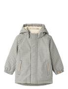 Nmmlasnow10 Jacket Aop 1Fo Lil Fôret Jakke Grey Lil'Atelier