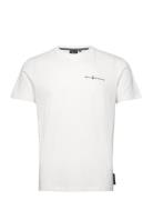 Bowman Logo Tee Tops T-shirts Short-sleeved White Sail Racing