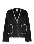 Objlola Ls Lo Jacket E Au Div Ulljakke Jakke Black Object