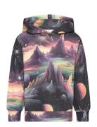 Sweatshirt Hood Space Landscap Tops Sweat-shirts & Hoodies Hoodies Mul...