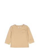 Ted B. Ls Tops T-shirts Long-sleeved T-shirts Beige MarMar Copenhagen